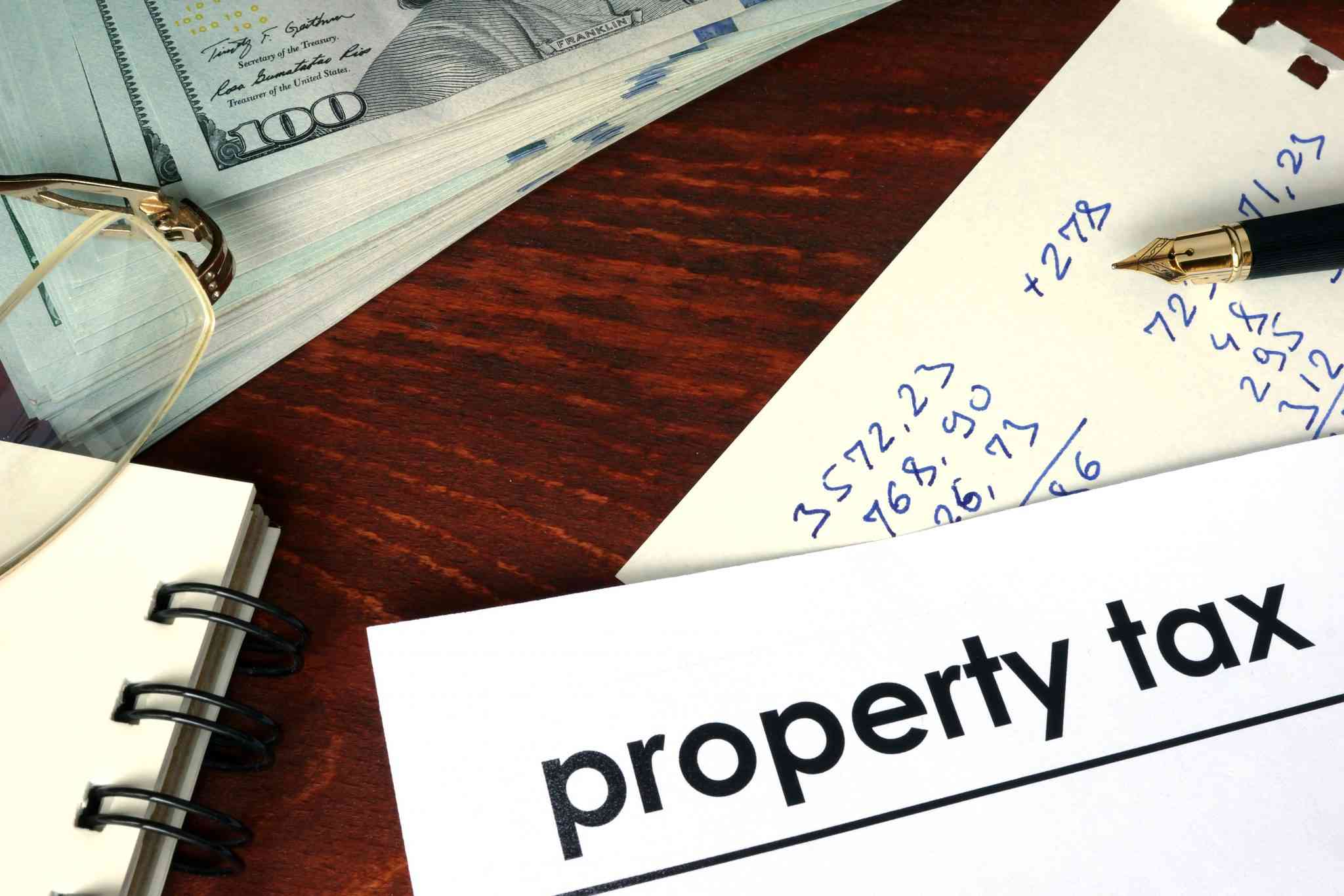 image representing property tax calculation