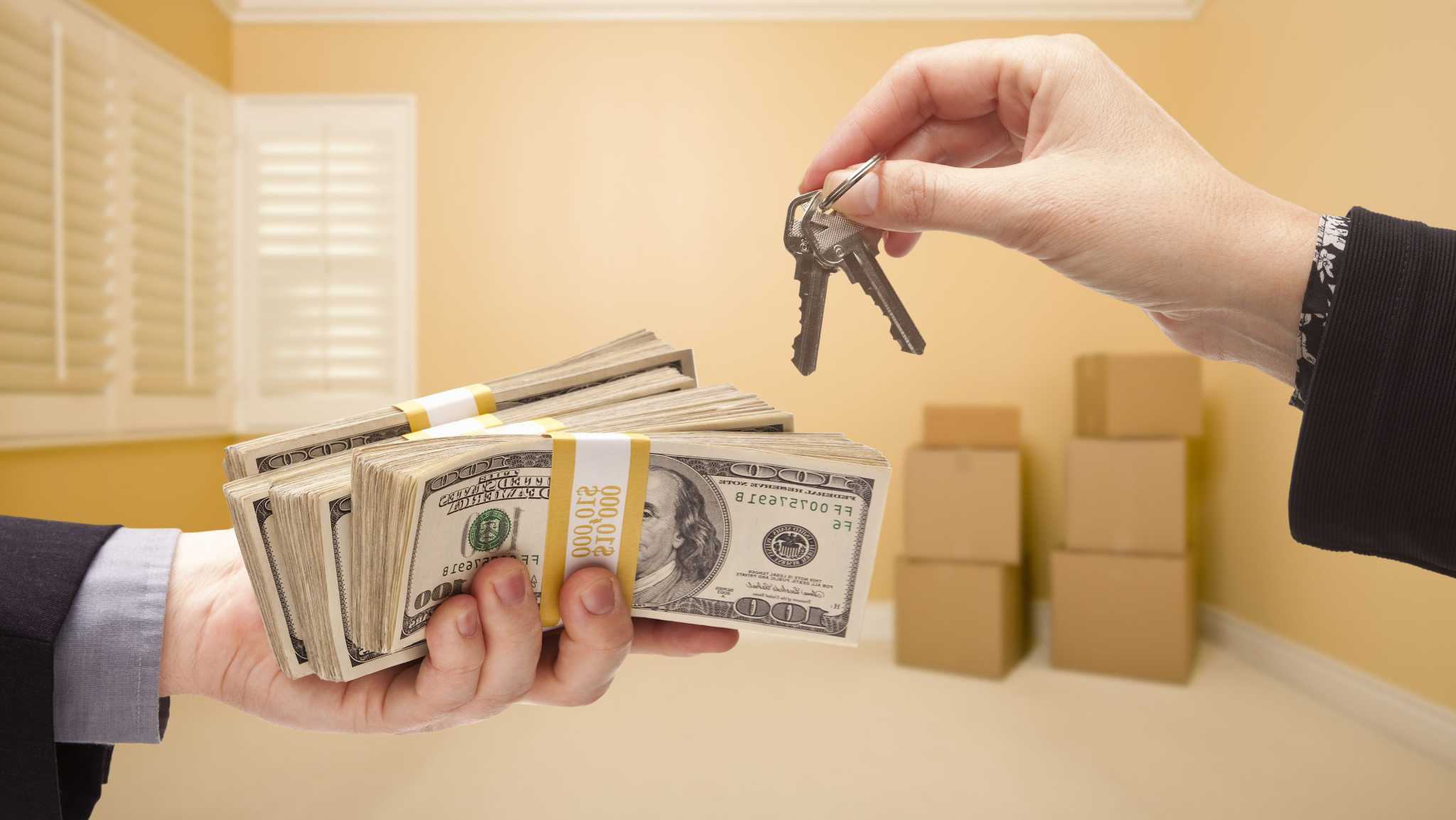 image representing selling house on cash