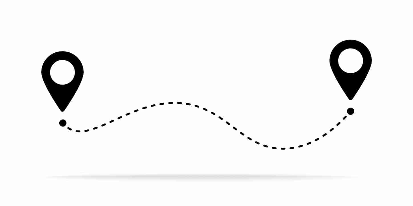 image representing distance between two locations