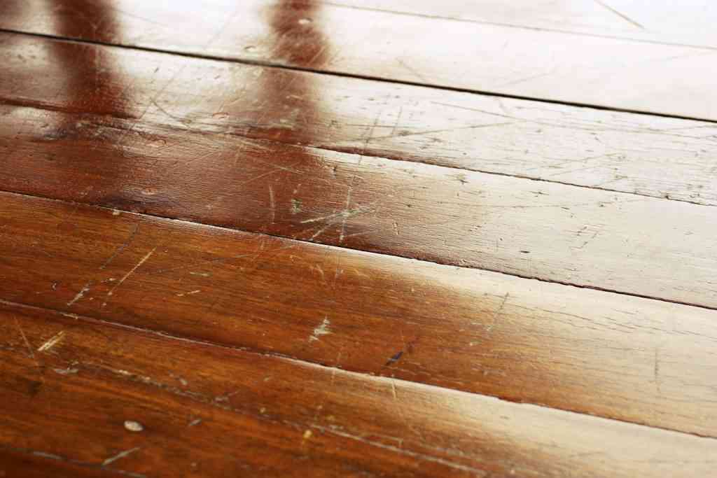 damaged wooden floor