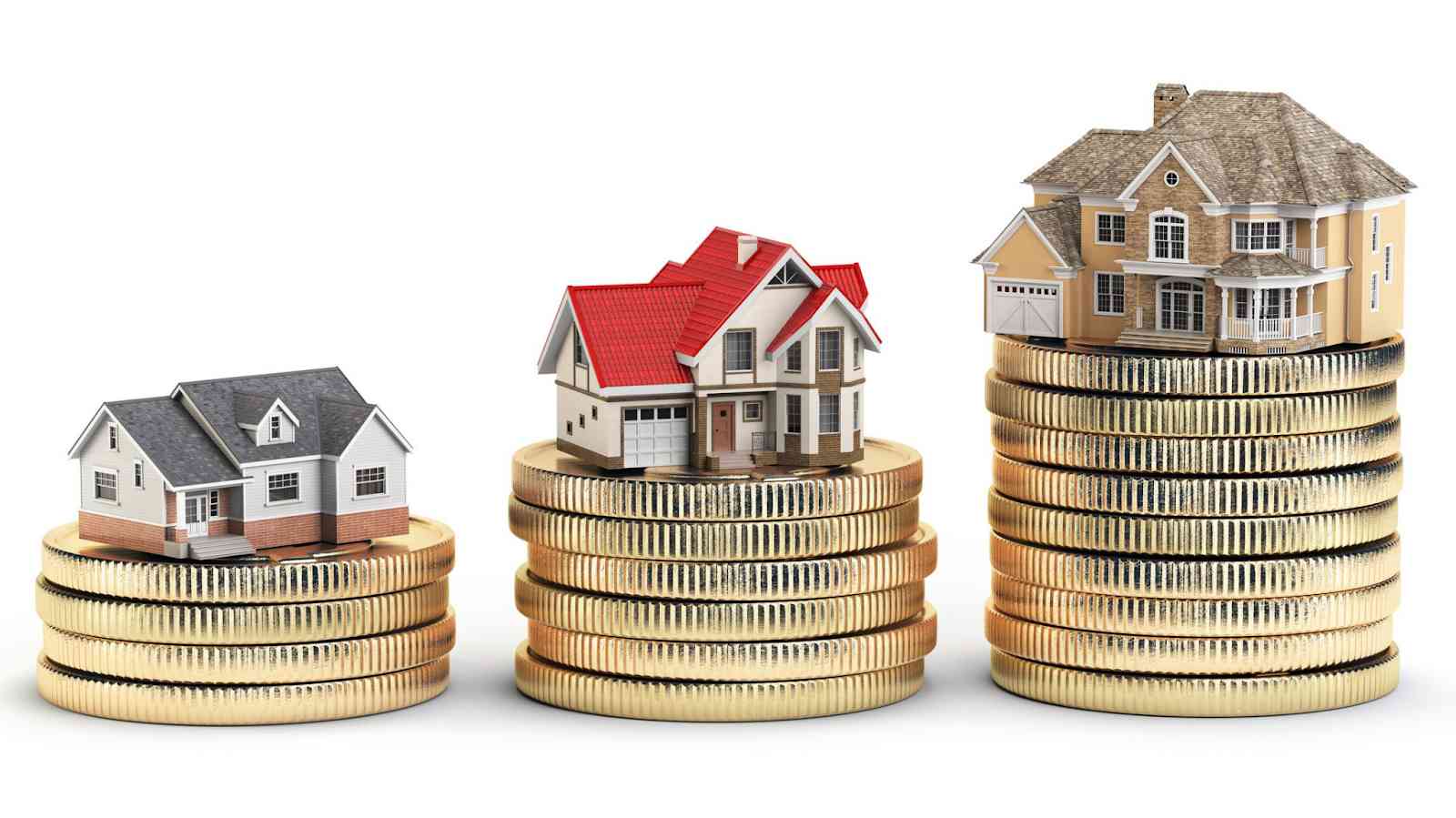 image representing different costs of houses