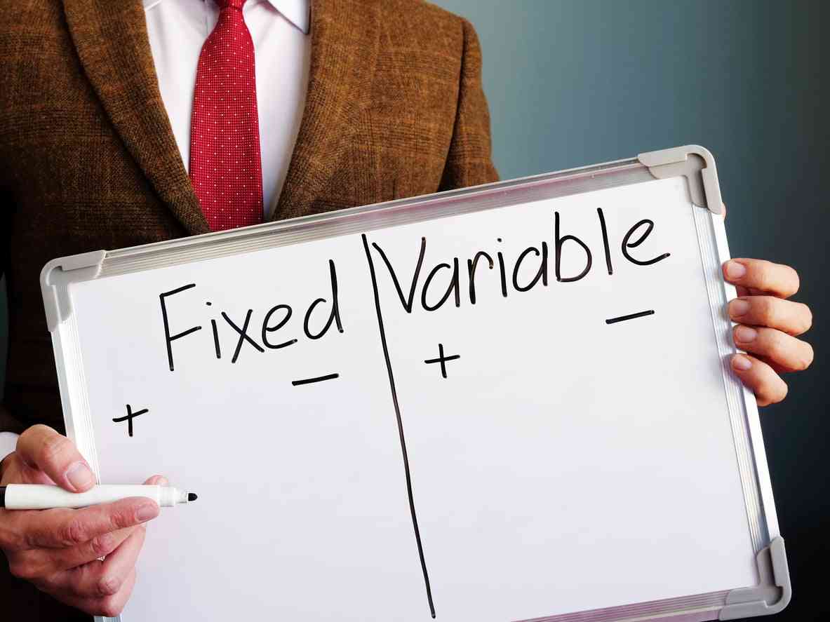 image representing fixed and variable loan