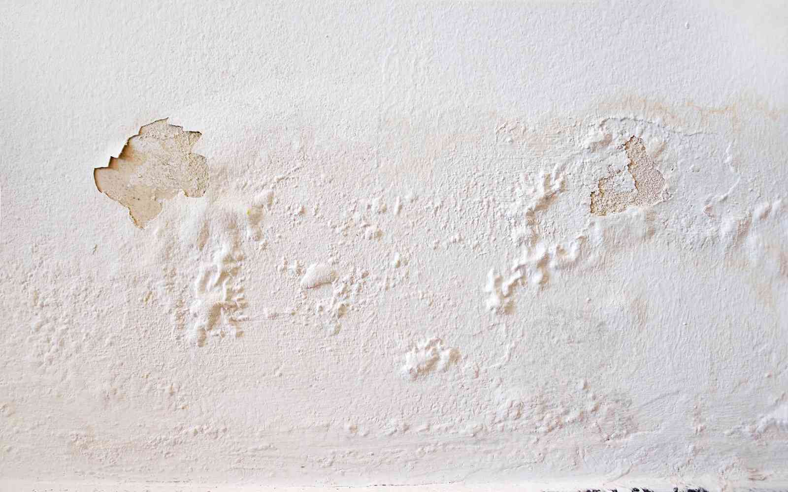 image of paint chipping from wall