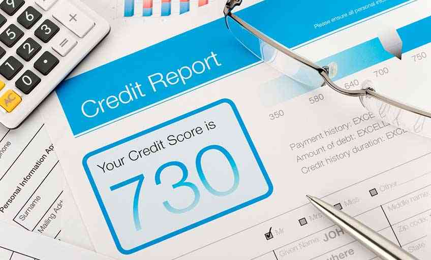 image representing checking credit score