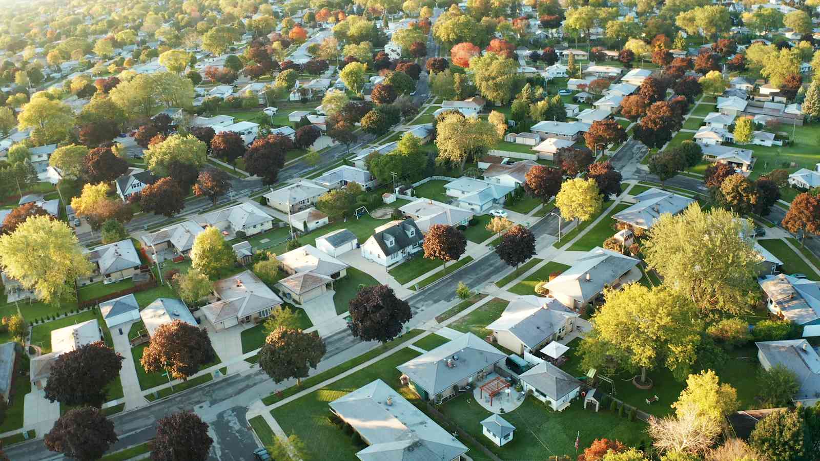 image of many houses representing location